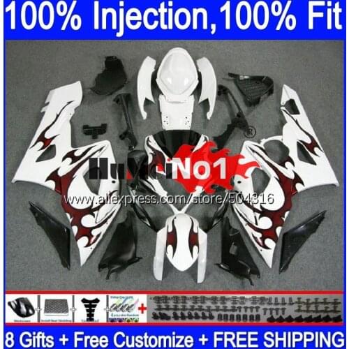 Injection For SUZUKI 1000CC GSXR-1000 GSXR 1000 Red black 21MC.17 GSX-R1000 GSX R1000 05 K5 GSXR1000 2005 2006 05 06 Fairings