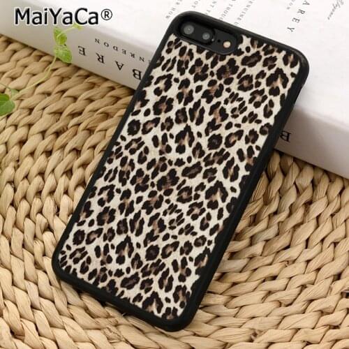MaiYaCa Leopard print Pattern Tiger Phone Case Cover for iPhones 5 SE 6s 7 8 Plus X XR XS 11 12 Pro max samsung galaxy S8 S9 S10