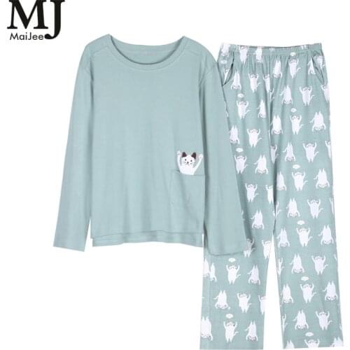 MaiJee Cute Pijama De Animal Long Sleeves Pijamas Para as Mulheres Pijamas Mujer Pajama Kigurumi Pajamas For Women Pyjama Femme