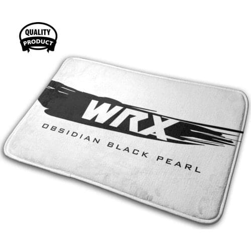 Wrx Obsidian Black Pearl 3D Soft Non-Slip Mat Rug Carpet Cushion Jdm Boxer Engine Brz Sti Fozzy Legacy Awd Baja Auto Impreza