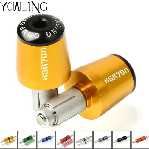 For YAMAHA XSR900 XSR 900 ABS MT-09 MT 09 MT09 Tracer 900 2016 2017 Motorcycle CNC Handlebar Grips Bar Ends Cap Slider
