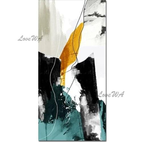 Latest Abstract Canvas Wall Art Oil Painting 100% Hand-painted Home Decor Christmas Gift Wall Picture For Living Room Decoration