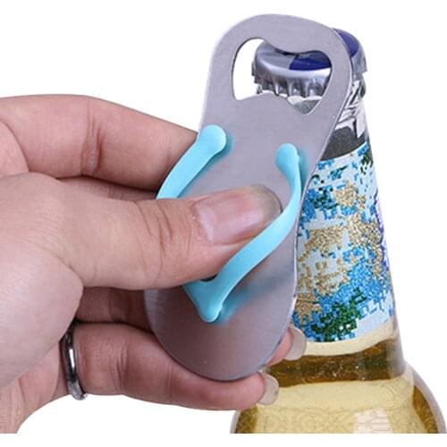 Beer Bottle Opener 4 In 1 Slipper Stainless Steel Pocket Beer Bottle Opener Can Random Colors Wedding Favor Gifts Free Shipping