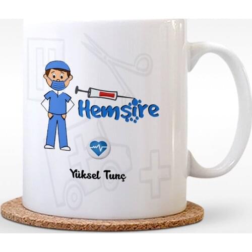 Personalized Professional Nurse White Mug Cup-5