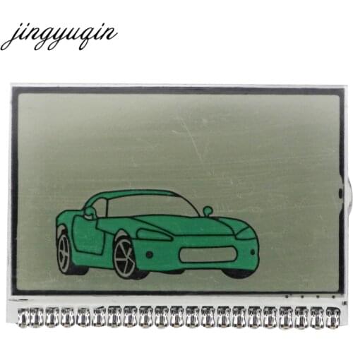 Jingyuqin for Tamarack TW 9010 LCD Display Screen For Two Way Car Alarm System Tomahawk TW-9010 TW9010 Remote Control Key Fob