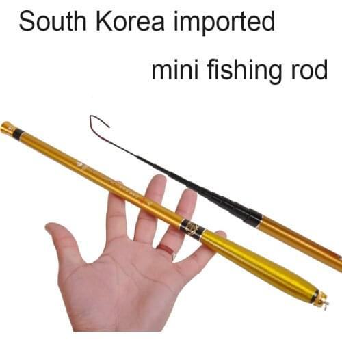 Adjustable ultra-short section fishing rod carbon ultra-light fine hard short fishing rod 2.7 m 5.4 m liter