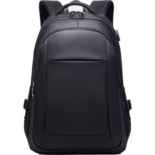 NANCY TINO 15.6in Computer Bag Mens School Business Travel Backpack Waterproof with USB Charging 900D Oxford Cloth
