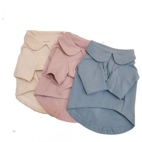 Stretch Dog Shirt Autumn Winter Dog Clothes Pajamas Poodle Schnauzer Pug French Bulldog Clothing Corgi Shiba Inu Costume T-shirt