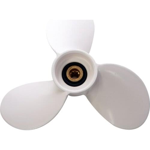 In Stock! 7 1/2x7-BA Alloy Aluminum Propeller 3 Blades 4-6HP for Electric Surfboard Boat Fit for Yamaha Out-board 4A/5C/F4A