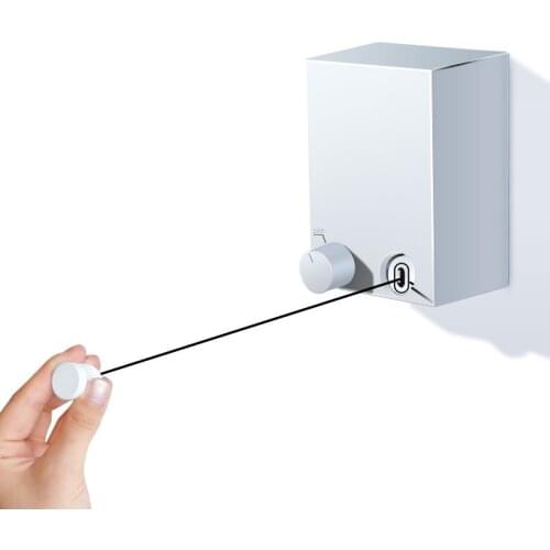 Retractable Clothes Line Dryer Indoor Outdoor Drying Rack ABS Plastic Clothesline Rack Laundry Dryer Telescopic varal WB3003