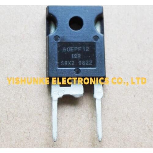 10PCS 60EPF12 60EPF12PBF TO-247 60A 1200V Fast Recovery Rectifier Diode