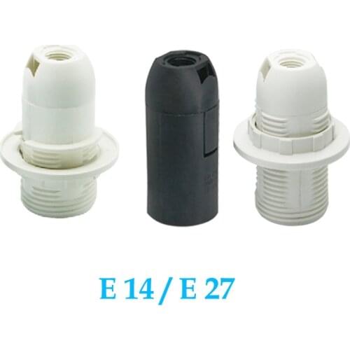 10PCS/Lot lighting accessories E14 E27 lamp holder Holder accessori Lamp socket luminaire lampholder flexible 4A 110V 220V