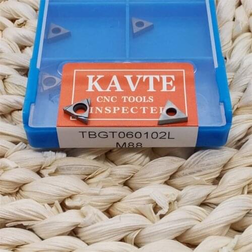 KAVTE 10Pcs TBGT060102L stainless steel boring blade, advanced dazzle color coating, stainless steel, steel processing