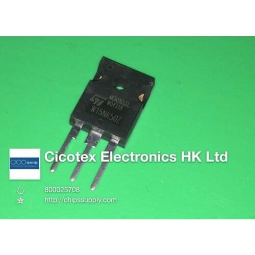 5pcs/lot STW15NK50Z W15NK50Z TO-3P MOSFET N-CH 500V 14A TO-247