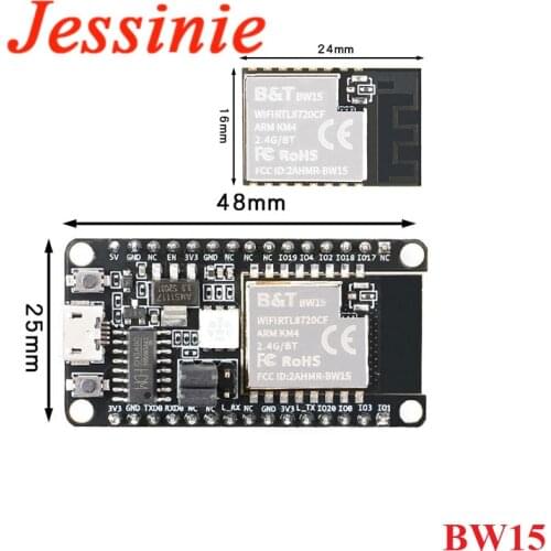 BW15 WiFi Wireless Bluetooth-compatible BLE 4.2 Module BW15-Kit Development Board RTL8720CF