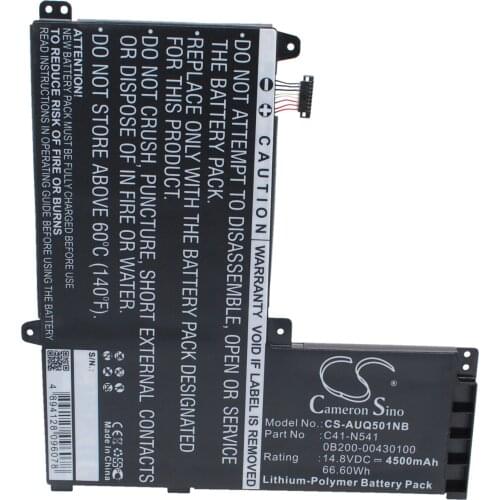 CS 4500mAh/66.60Wh battery for Asus Q501L,Q501LA,Q501LA-BBI5T03,Q501LA-BSI5T19 0B200-00430100, C41-N541, N54PNC3