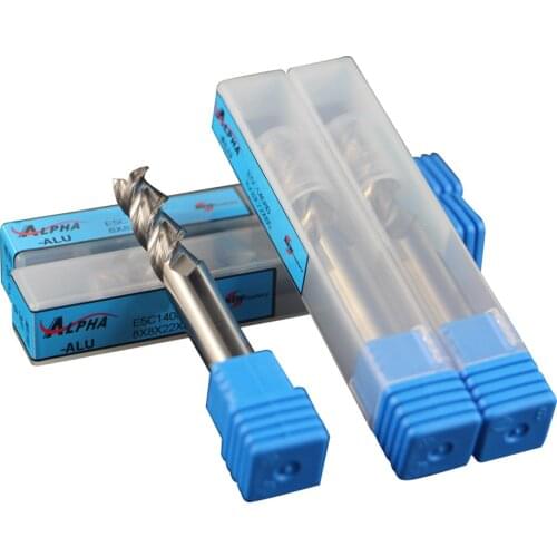 Cutreign YG aluminum special 3blade milling cutter tungsten steel alloy high hardness, blade length 12CM 16CM