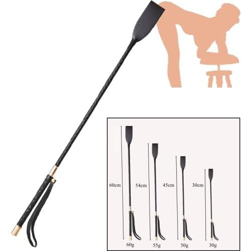 Gags & Muzzles PU Leather Spanking Paddle Long Whip Flirting BDSM Bondage Adult Games Sex Toys For Women Couples Sex Products