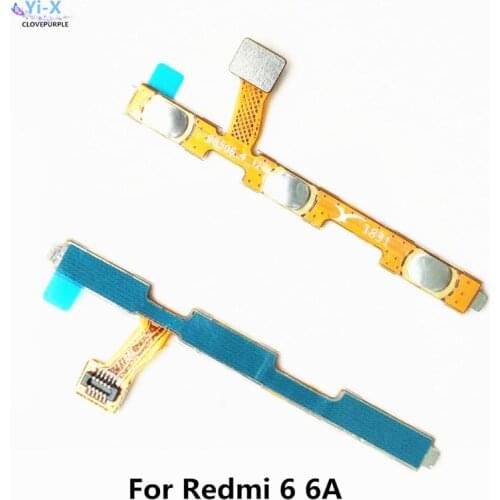 Power On Off Volume up down Side button Flex Cable For Xiaomi Redmi 6 6A
