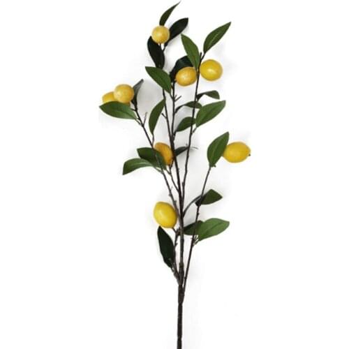 Simulation Lemon Branch Home Wedding Decoration Artificial Lemons Artificial Flower Arrangement Photography Shooting Props