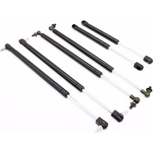 Set/6pcs fits for 1999-2004 Jeep Grand Cherokee Auto Hood Liftgate Window Lift Supports Gas Charged Shocks Struts Spring Damper
