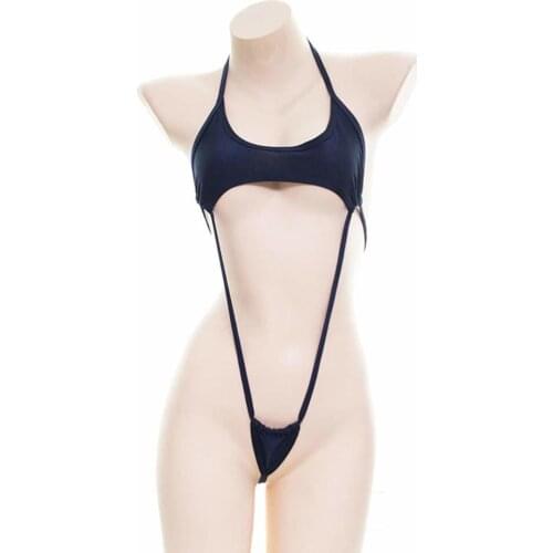 Cow Print Mini Backless One Piece Micro Bikini Jumpsuit Erotic Sex Costumes Bodysuit for Women Sexy Lingerie Kawaii Black White