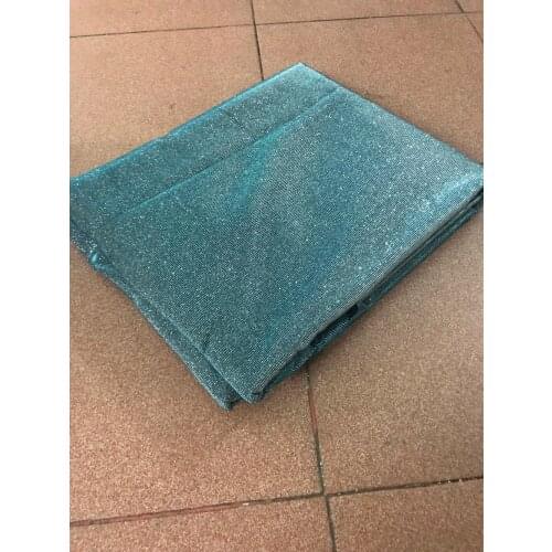 Glued glitter sequins lace fabric pretty SYJ-102719 glued glitter tulle mesh fabric