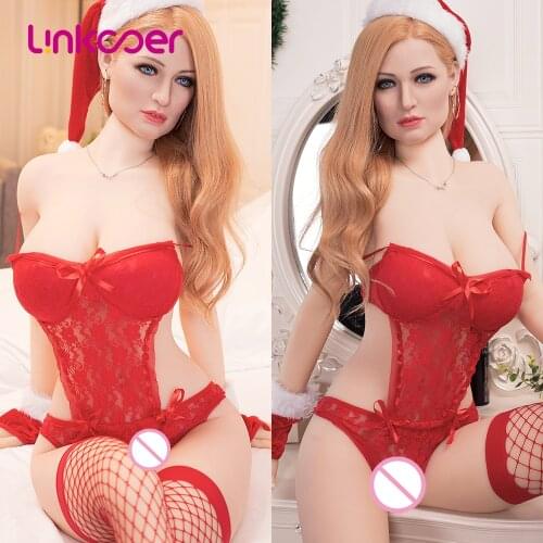 Linkooer 170cm Realistic Silicone Sex Doll Soft Breast Ass Lifelike Vagina Full Body TPE Xmas Beauty Adult Love Doll Sexy Toys