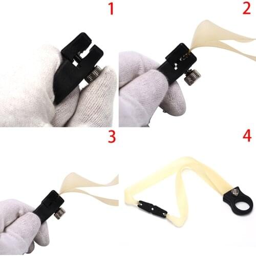 Stainless Steel Metal Camping Slingshot Ring Hunting Catapult Outdoor Shooting Powerful Finger Slingshots