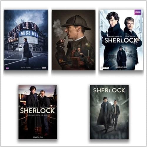 Sherlock White Coated Paper Prints High Definition Clear Image Livingroom Bedroom Bar Decoration Home Art Brand