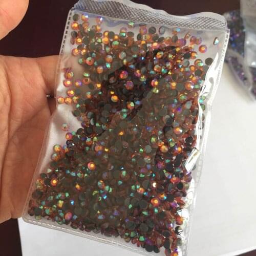 SS20 1440PCS /BAG hyacinth AB DMC hot fix flatback rhinestone trim strass DIY iron heat glass Hot Fix crystal stones