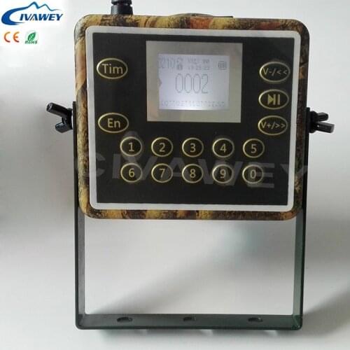 Anti-desert Waterproof 300 sounds 60W speaker Hunting bird MP3 player Duck goose voice caller hunting decoy timer on/off