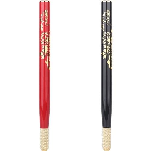 High Quality Microblading Pen Eyebrows Permanent Makeup Tool Tattoo Machine Manual Pen With 10Pcs Tattoo Needle Blades