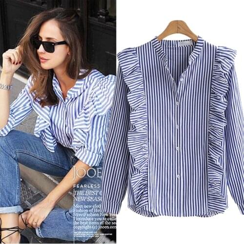 Zioksy Women's Striped Shirts