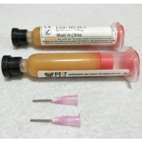 2pcs DIY Soldering Paste RMA-223-UV No-Clean Soldering Paste 10cc Flux Grease RMA223 RMA-223 for Chips Computer