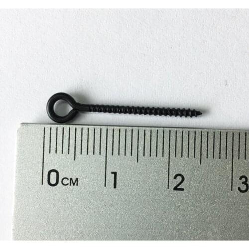 20PCS Wise Tackle Bait Screw / Threaded Bait Ring in 18mm Length - long version for Carp Terminal End Tackles