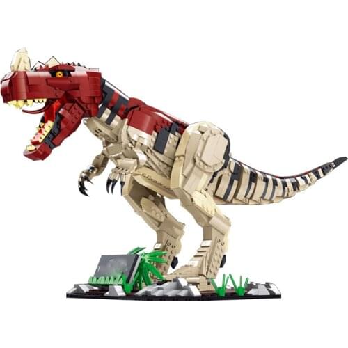 2021 Jurassic Animal Park Dinosaur World Mecha Ceratosaurus Spinosaurus MOC Model Building Blocks Bricks Toys Gifts