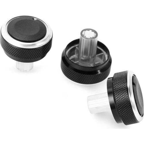 3Pcs/Set Fit for Nissan Qashqai 2012 Aluminum Alloy Air Conditioning Knob AC Knob Heat Control Switch Button Knob Car Styling