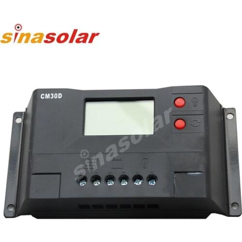 30A 12V/24V Solar Charge Controller/Regulator With USB Power And LCD Display