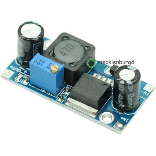 5Pcs NEW DC-DC adjustable power step-down module Blue LM2596 Buck Converter Module 3.2V-40V To 1.25V-35V Voltage Regulator