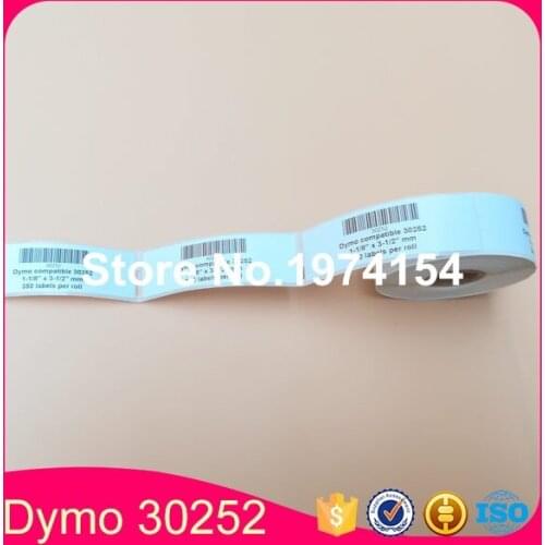 50 x Rolls Dymo Compatible 30252 Address Labels (1 roll - 350 pcs) 1-1/8 x 3-1/2 etiquetas