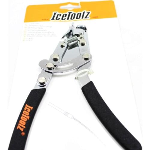 Icetoolz 01A1 Cable Plier Xpert Bike Bicycle Cycling Cable Plier Cutter With A Thumb Lock For One Hand Operation Bicycle Repair