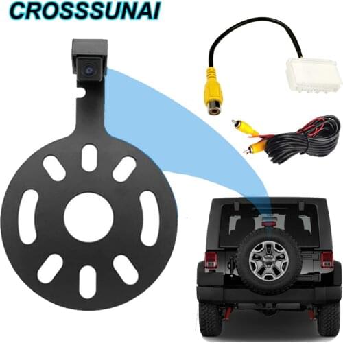 160° 12V HD Special Car Backup Reverse Rear View Camera IP67 Night Vision Reversing Kamera Cofania NTSC For Wrangler 2007-2018