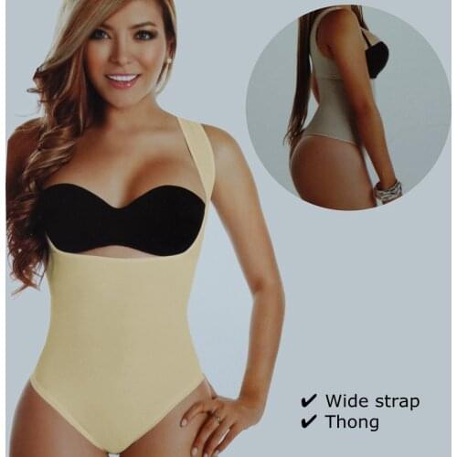 Spandex Camisole Body Suit Shaper Sexy Thong Bodysuit Leotard Women Intimates Shapewear Underbust Waist Cincher