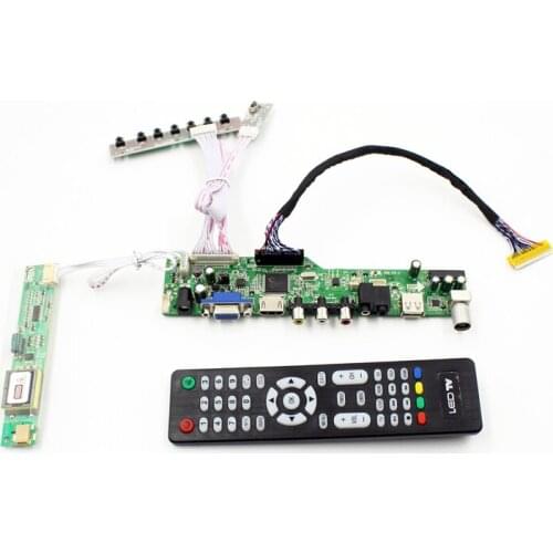 M6V5 LCD TV controller board support TV AV VGA Audio USB HDMI-compatible for 15 inch 1920X1200 LTD154EZOS CCFL LVDS lcd panel