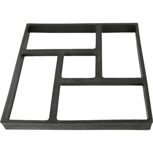 Reusable Path Floor Mould, DIY Path Maker, Garden Lawn Paving Concrete DIY Mold, 40x40cm