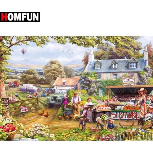 HOMFUN Full Square/Round Drill 5D DIY Diamond Painting "Character collection" Embroidery Cross Stitch 5D Home A08216