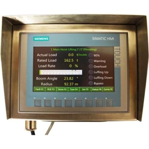 Portal crane load moment indicator host control cabinet and display for moment instrument