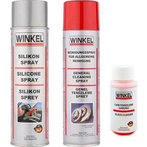 500 ML Silicone Oil Lubricant Spray and 500 ML Brake Parts Cleaning Sprey Set