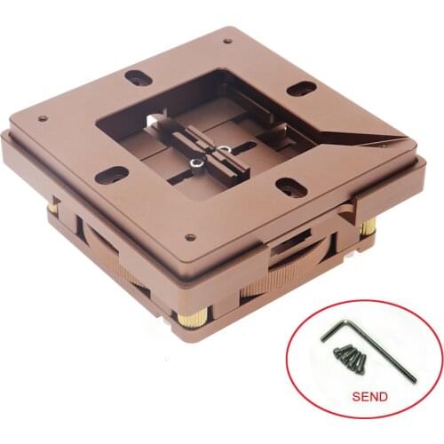 BGA ball planting table 80mm 90mm mold universal automatic locking, multi-sided adjustment, CPU chip leakage tool